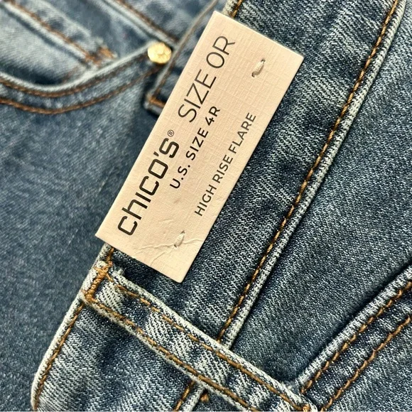 Chico’s Fernanda Indigo Jeans, NWT - Picture 12 of 15